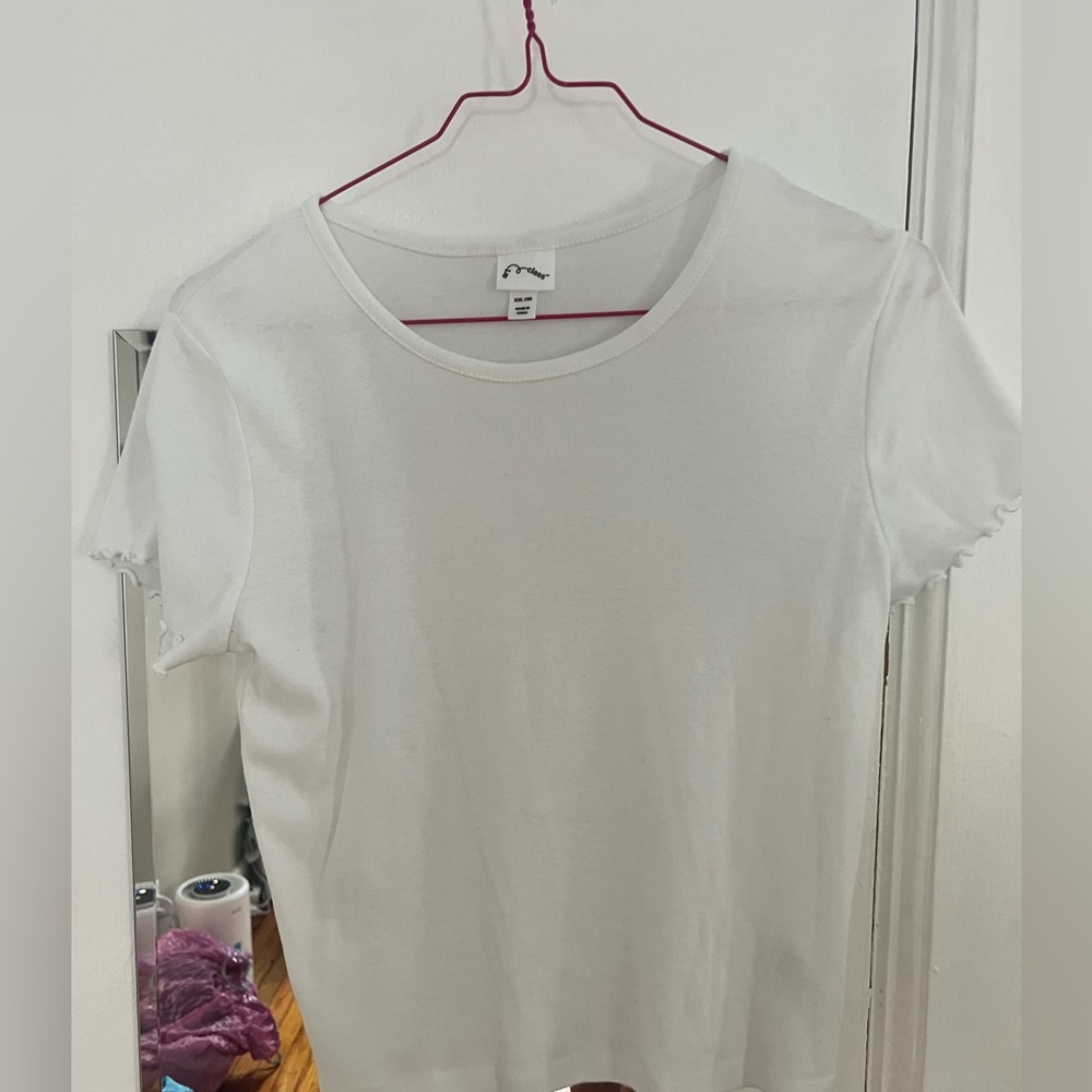 White Crop Top